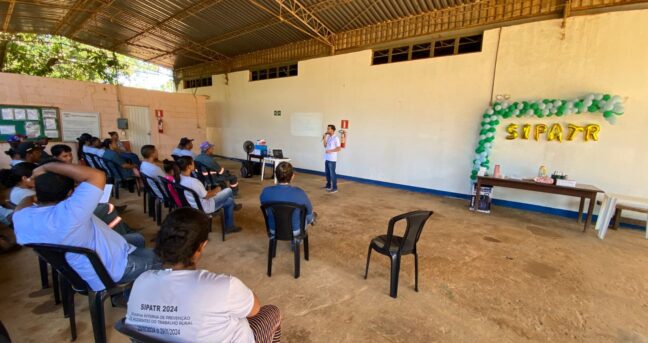 Semana Interna de Prevenção de Acidentes do Trabalho Rural na Fazenda Viana