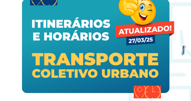 Alteração de horário e rota no transporte público