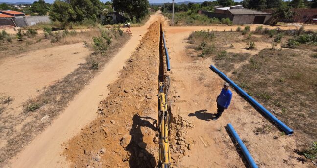 SAAE instala nova adutora no São Geraldo