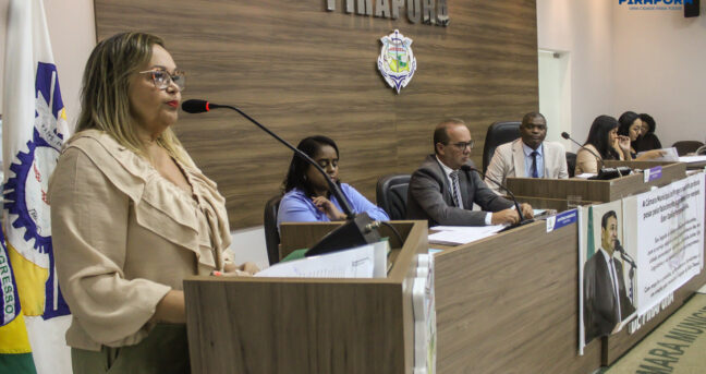 Atuação da SEMED foi pautada na Câmara de Pirapora