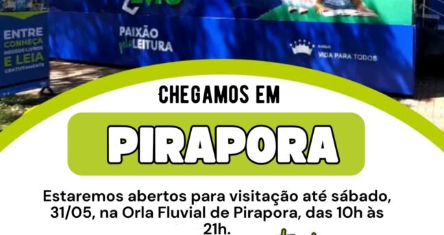 Iniciado o Projeto Expolivro na Orla Fluvial de Pirapora