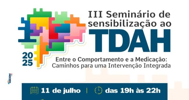 III Seminário de Sensibilização ao TDAH de Pirapora com inscrições abertas