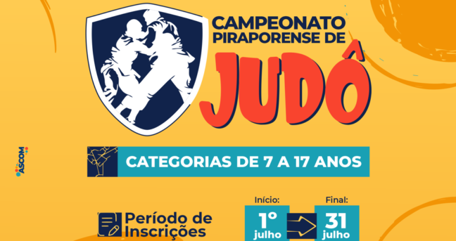 ​Campeonato Piraporense de Judô com inscrições abertas