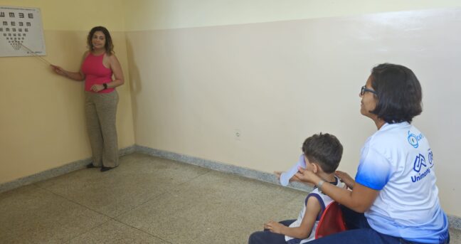 Equipe do programa Miguilim visita Escola Municipal Nossa Senhora Aparecida