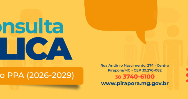 Consulta Pública para Elaboração do PPA 2026–2029