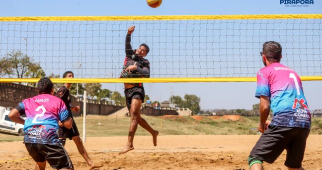 Pirapora teve o 1º Circuito de Vôlei na Praia do Areião