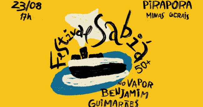 Festival Sabiá traz grandes atrações para Pirapora à bordo do Vapor Benjamim Guimarães