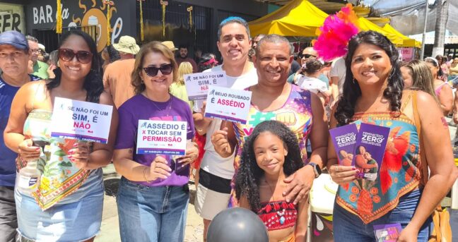Ação da SEMAS promove respeito às mulheres e segurança de crianças e adolescentes no Carnaval