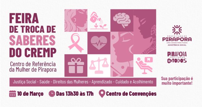 Feira de Troca de Saberes promove acolhimento, serviços e fortalecimento da autonomia feminina