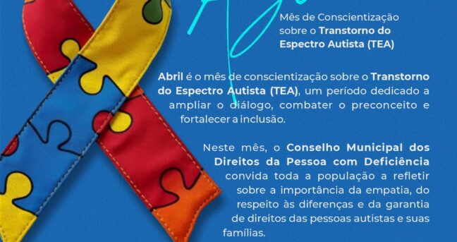 Pirapora reforça compromisso com a inclusão no Dia Mundial de Conscientização do Autismo