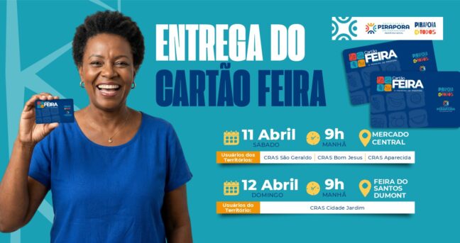 Prefeitura de Pirapora realiza entrega do Cartão Feira neste fim de semana