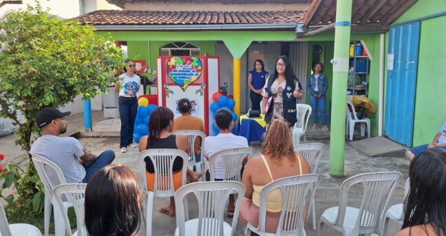 Serviço de Apoio à Inclusão e Creche realizam ação conjunta em prol do autismo
